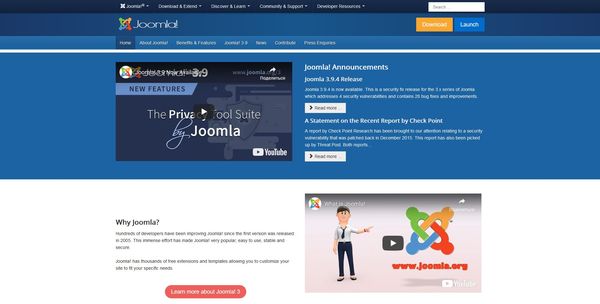 Хостинг сайта на Joomla (Джумла) | Хостинг на 2DOMAINS